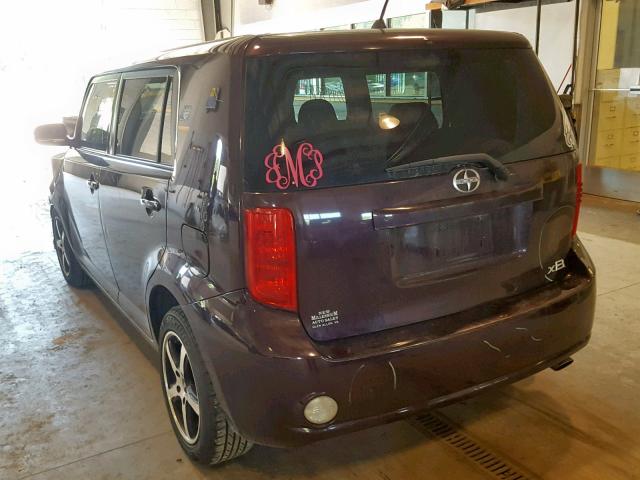 JTLZE4FE6A1105239 - 2010 TOYOTA SCION XB 栗色 照片 3