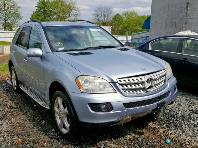 4JGBB86E67A277823 - 2007 MERCEDES-BENZ ML 350 BLUE photo 1