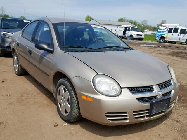 1B3ES26C13D180987 - 2003 DODGE NEON SE TAN photo 1