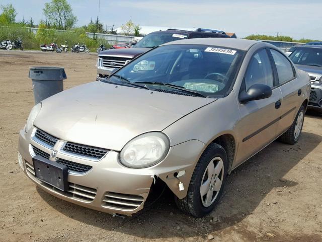 1B3ES26C13D180987 - 2003 DODGE NEON SE TAN photo 2