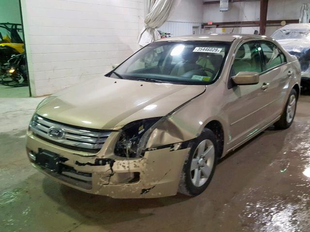 3FAHP01158R146871 - 2008 FORD FUSION SE GOLD photo 2