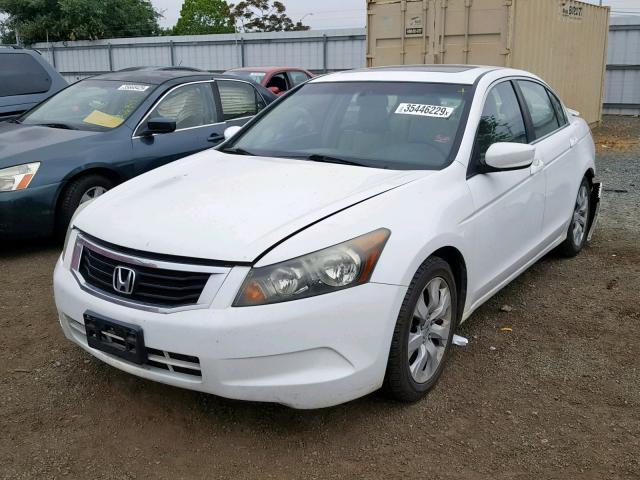 1HGCP268X9A008276 - 2009 HONDA ACCORD EXL WHITE photo 2