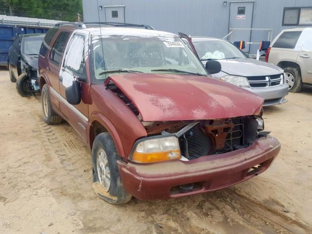 1GKDT13W4W2534439 - 1998 GMC JIMMY RED photo 1