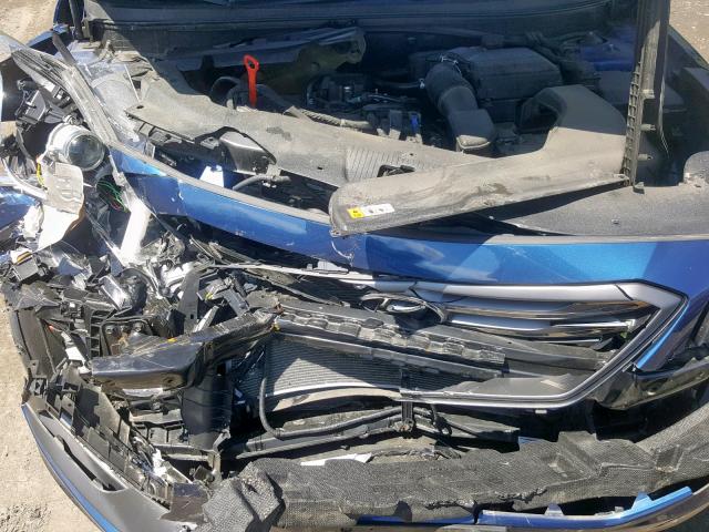 5NPE34AF2HH525440 - 2017 HYUNDAI SONATA SPO BLUE photo 7