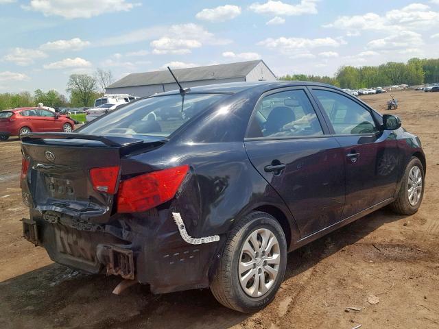 KNAFU4A21C5477479 - 2012 KIA FORTE EX BLACK photo 4