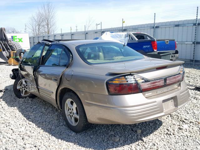 1G2HX54K524239888 - 2002 PONTIAC BONNEVILLE BEIGE photo 3