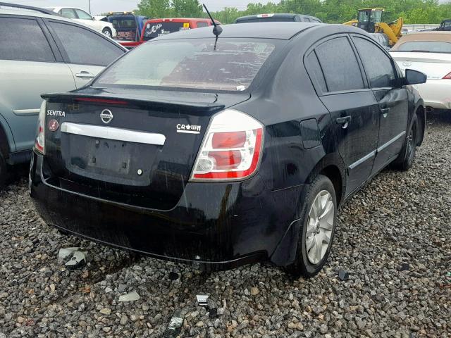 3N1AB6AP4BL715109 - 2011 NISSAN SENTRA 2.0 BLACK photo 4