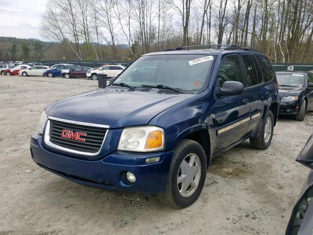 1GKDT13S732108074 - 2003 GMC ENVOY BLUE photo 2