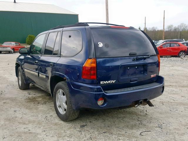 1GKDT13S732108074 - 2003 GMC ENVOY BLUE photo 3