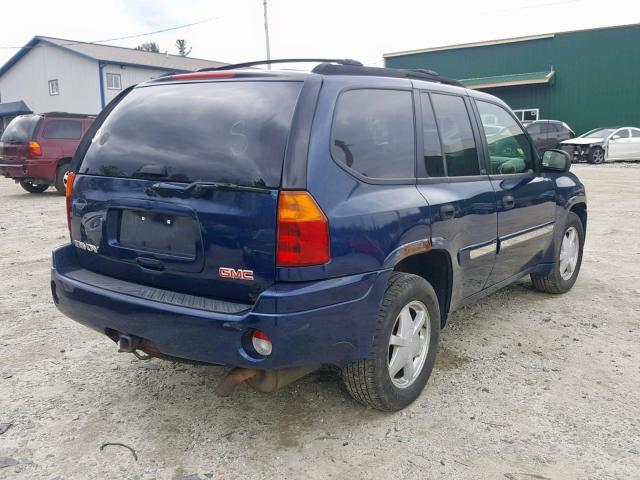 1GKDT13S732108074 - 2003 GMC ENVOY BLUE photo 4