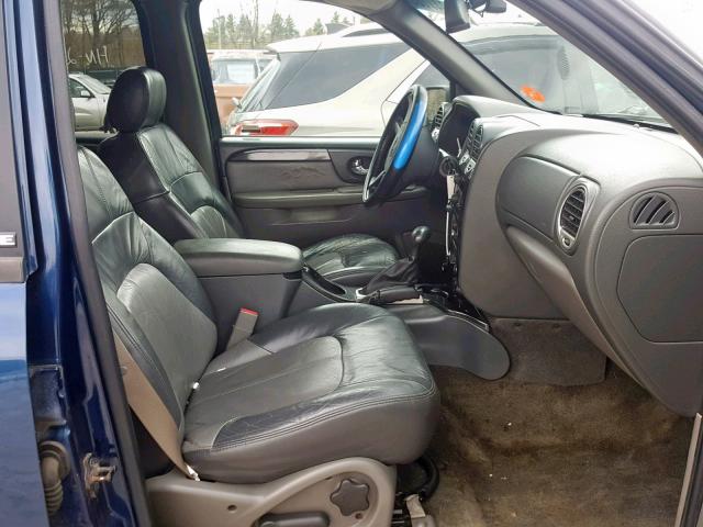 1GKDT13S732108074 - 2003 GMC ENVOY BLUE photo 5