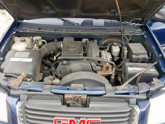 1GKDT13S732108074 - 2003 GMC ENVOY BLUE photo 7