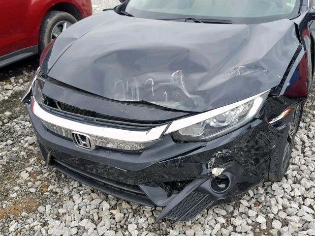 19XFC1F77GE032554 - 2016 HONDA CIVIC EXL BLACK photo 9