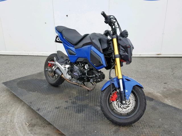 MLHJC6119H5202837 - 2017 HONDA GROM 125 BLUE photo 1