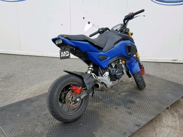 MLHJC6119H5202837 - 2017 HONDA GROM 125 BLUE photo 4