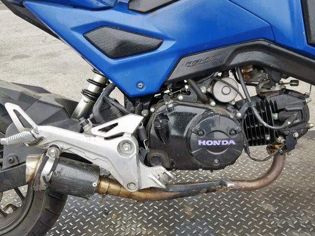 MLHJC6119H5202837 - 2017 HONDA GROM 125 BLUE photo 7