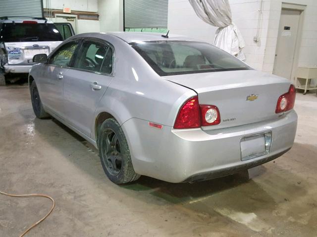 1G1ZB5EB5AF308295 - 2010 CHEVROLET MALIBU LS SILVER photo 3