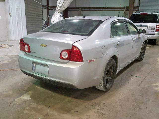 1G1ZB5EB5AF308295 - 2010 CHEVROLET MALIBU LS SILVER photo 4