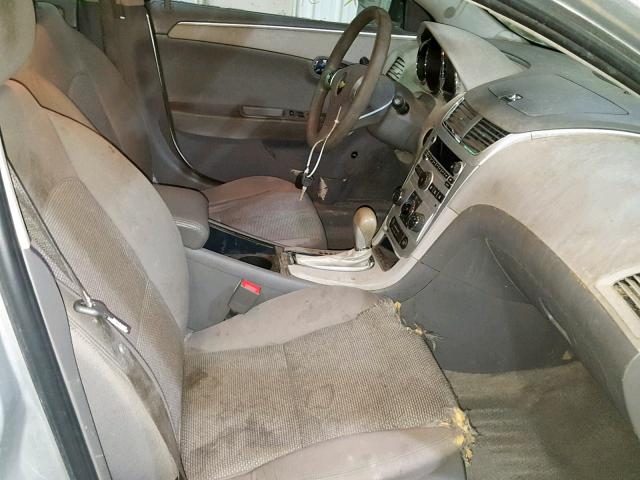 1G1ZB5EB5AF308295 - 2010 CHEVROLET MALIBU LS SILVER photo 5