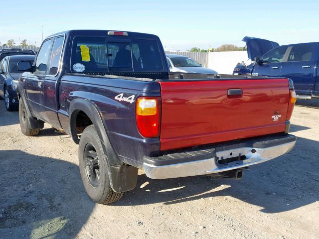 4F4ZR17E81TM27101 - 2001 MAZDA B4000 CAB BLUE photo 3