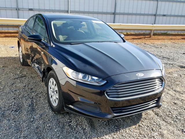 3FA6P0G76ER311471 - 2014 FORD FUSION S BLACK photo 1