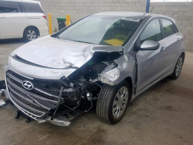 KMHD35LH2GU284513 - 2016 HYUNDAI ELANTRA GT SILVER photo 2