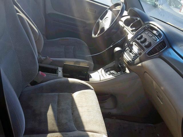 JTEHF21A720095658 - 2002 TOYOTA HIGHLANDER GOLD photo 5