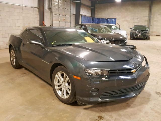 2G1FA1E33E9154434 - 2014 CHEVROLET CAMARO LS BLACK photo 1