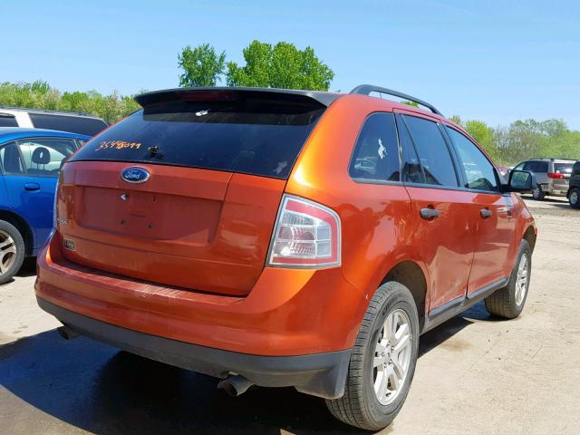 2FMDK36C07BA47600 - 2007 FORD EDGE SE ORANGE photo 4