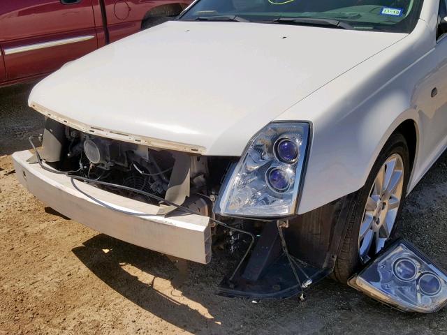 1G6DC67A470184043 - 2007 CADILLAC STS WHITE photo 10