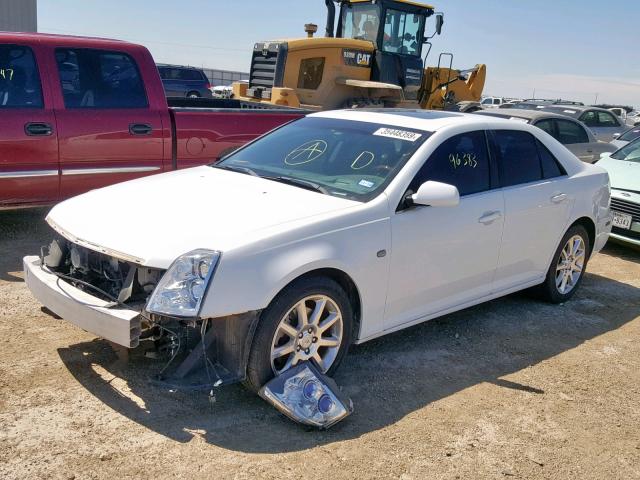 1G6DC67A470184043 - 2007 CADILLAC STS WHITE photo 2