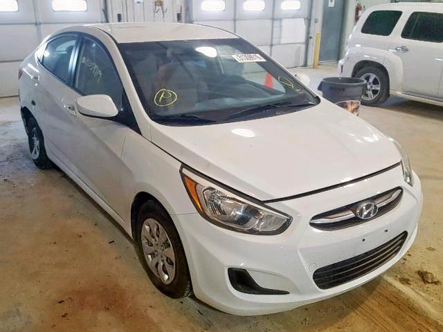 KMHCT4AE6GU943952 - 2016 HYUNDAI ACCENT SE WHITE photo 1