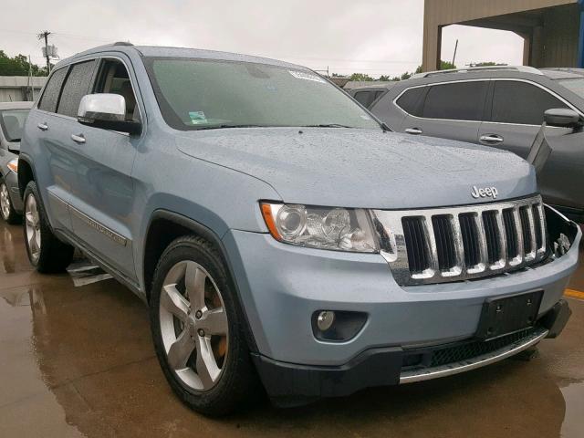 1C4RJEBGXDC573987 - 2013 JEEP GRAND CHER BLUE photo 1