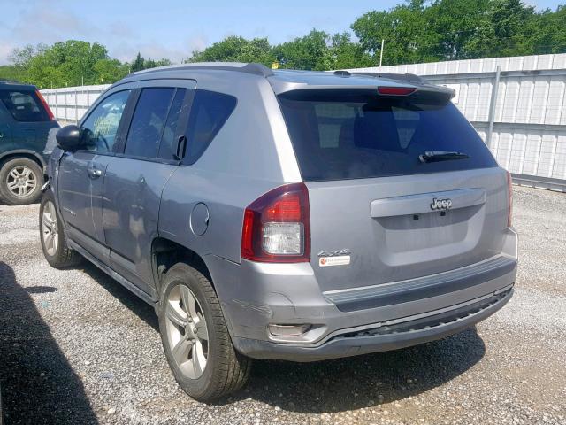 1C4NJDBB1GD686111 - 2016 JEEP COMPASS SP ვერცხლისფერი ფოტო 3