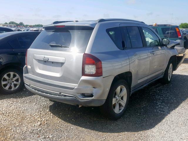 1C4NJDBB1GD686111 - 2016 JEEP COMPASS SP ვერცხლისფერი ფოტო 4
