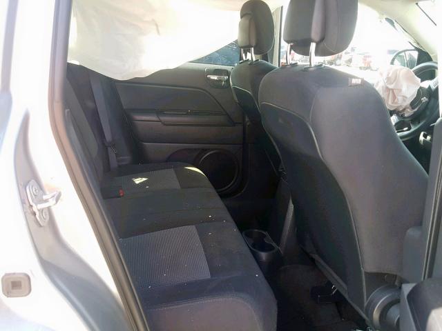 1C4NJDBB1GD686111 - 2016 JEEP COMPASS SP ვერცხლისფერი ფოტო 6