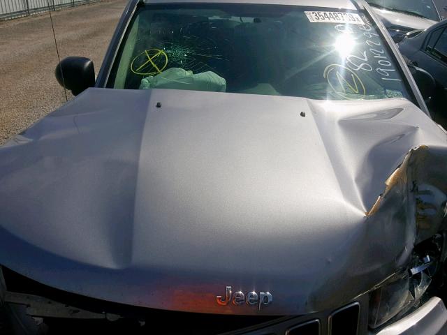 1C4NJDBB1GD686111 - 2016 JEEP COMPASS SP ვერცხლისფერი ფოტო 7