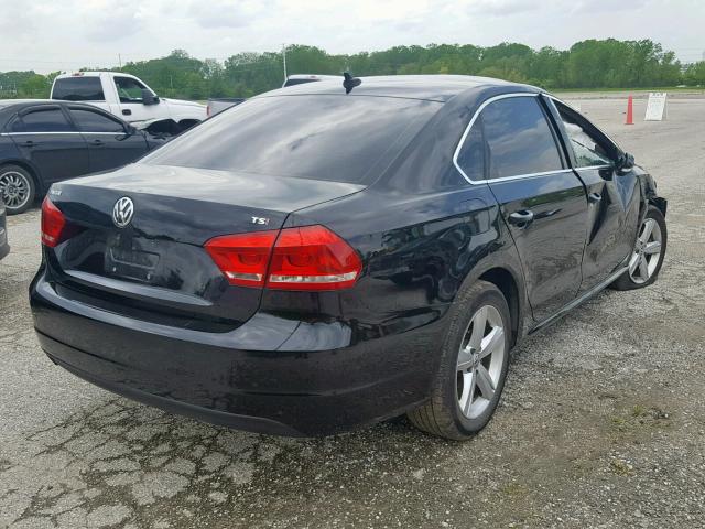 1VWAS7A33FC113929 - 2015 VOLKSWAGEN PASSAT S BLACK photo 4