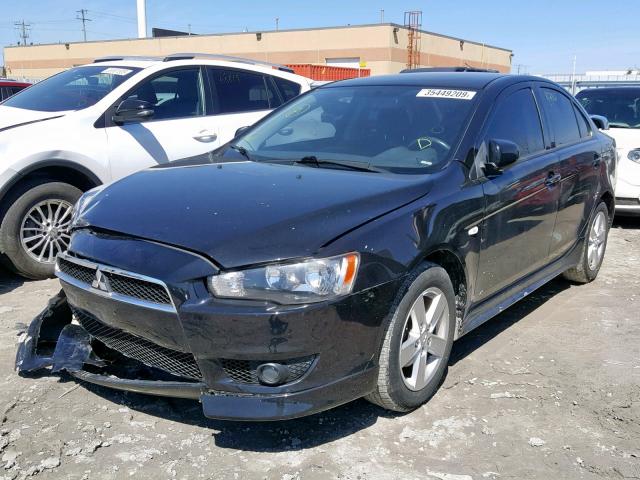 JA3AU26U29U610548 - 2009 MITSUBISHI LANCER ES/ BLACK photo 2