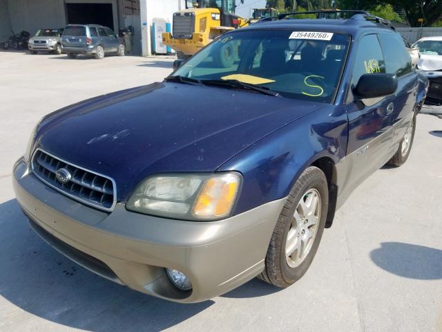 4S3BH675X47603797 - 2004 SUBARU LEGACY OUTBACK AWP  photo 2