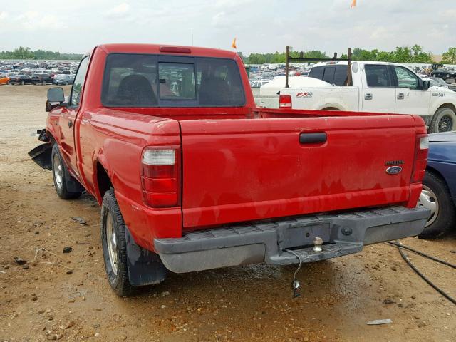 1FTYR10D63PA08472 - 2003 FORD RANGER RED photo 3