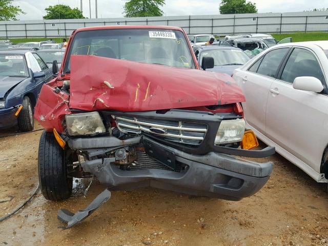 1FTYR10D63PA08472 - 2003 FORD RANGER RED photo 7