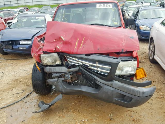 1FTYR10D63PA08472 - 2003 FORD RANGER RED photo 9