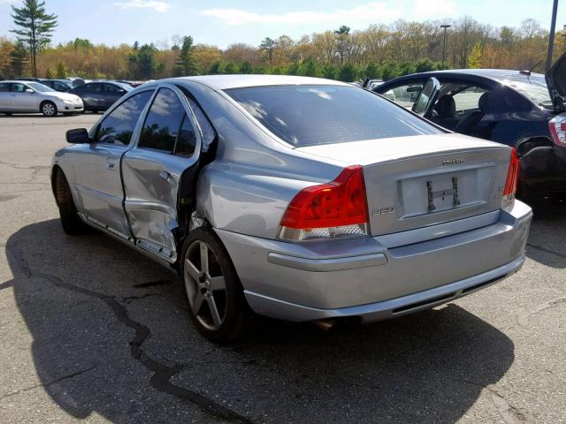 YV1RH527262547138 - 2006 VOLVO S60 R SILVER photo 3