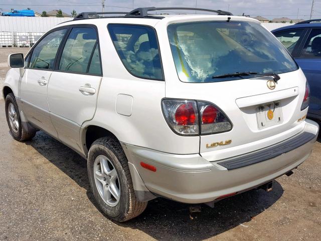 JTJHF10U830298728 - 2003 LEXUS RX 300 WHITE photo 3