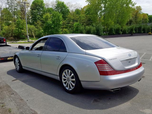 WDBVF79J68A002266 - 2008 MAYBACH MAYBACH 57 SILVER photo 3