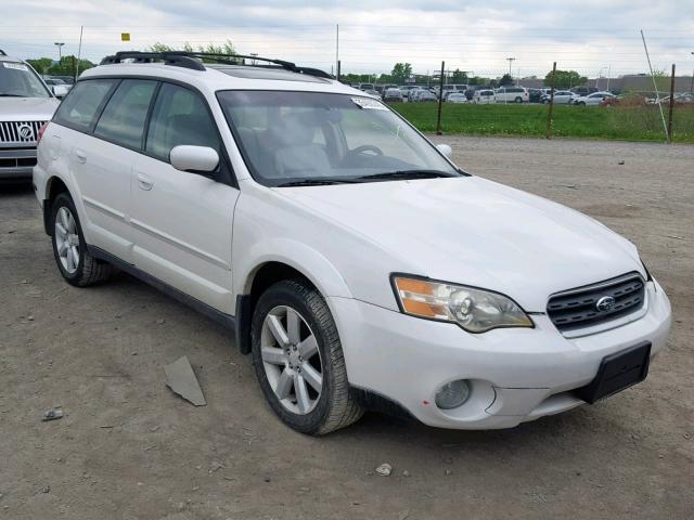 4S4BP62C167327291 - 2006 SUBARU LEGACY OUT WHITE photo 1