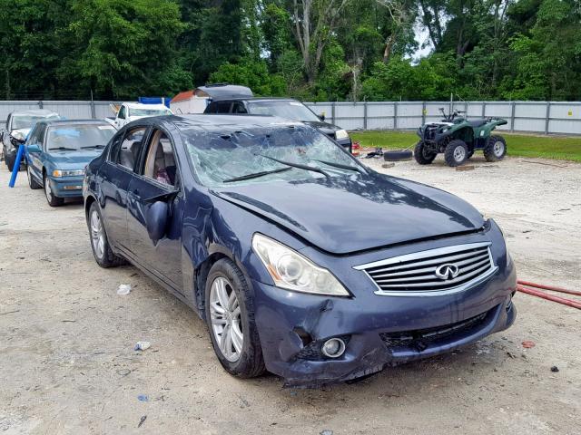 JN1DV6AP7BM601406 - 2011 INFINITI G25 BASE BLUE photo 1