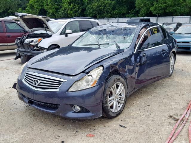 JN1DV6AP7BM601406 - 2011 INFINITI G25 BASE BLUE photo 2