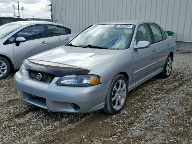 3N1AB51A33L734936 - 2003 NISSAN SENTRA SE- SILVER photo 2